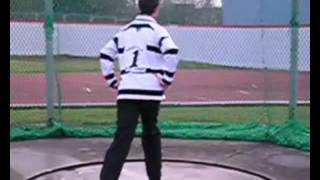 Discus drills Set 4 Drill 1: Hands on hips in circle