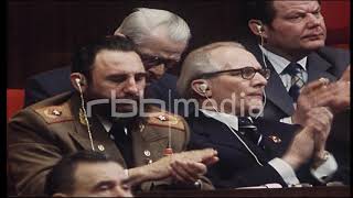 Congress in Moscow with Brezhnev, Honecker and Castro, 1976