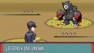 Pokemon Team Rocket Edition - Battle Vs. Unknown King Ruins Of Alph