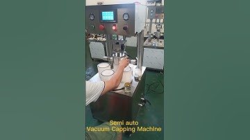 Sauce glass jar bottle container vacuum capping machine,Semi Auto Vacuum Capper Machine