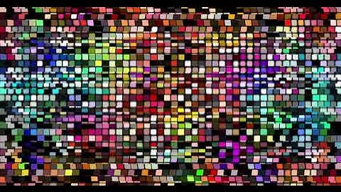 Abstract geometric background movie.Dancing squares animation