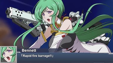 [EN]Super Robot Wars DD - Grafdin(Bennett Custom) Attacks | スーパーロボット大戦DD - グラフディン（ベネット機） 全武装(SSR1)