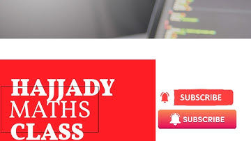 #hajjadymathsclass             How to develop interest and overcome the fear for Mathematics