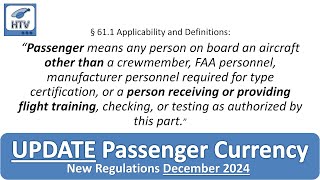 Important Update: New Passenger Currency Regulations starting December 2nd 2024!