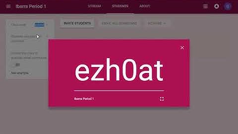 COJUSD How To: Add Students to Google Classroom with Code