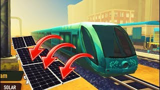 Train Simulator 2018 Original #7 Solar Train Energy ECO Android Gameplay HD screenshot 4
