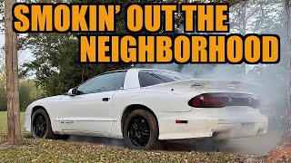 My New Catback Is INSANE! Blowing 3 Years Of Cobwebs & Carbon Out Of My Firebird Trans Am