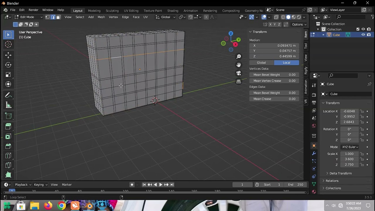 How to creat office building easiest way in blender part (1)