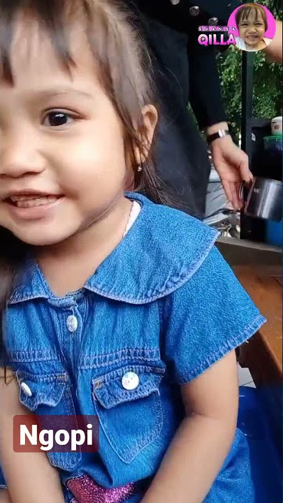 Anak kecil suka ngopi - video lucu