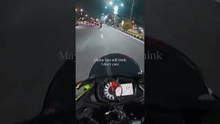 POV Ride with ZX25R! Never ending games! #zx25r #kawasaki #nightride #ninja