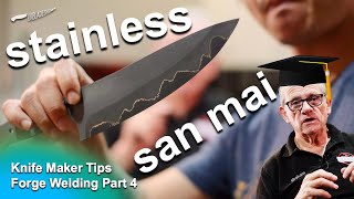 Can you make Stainless Steel San Mai Damascus?