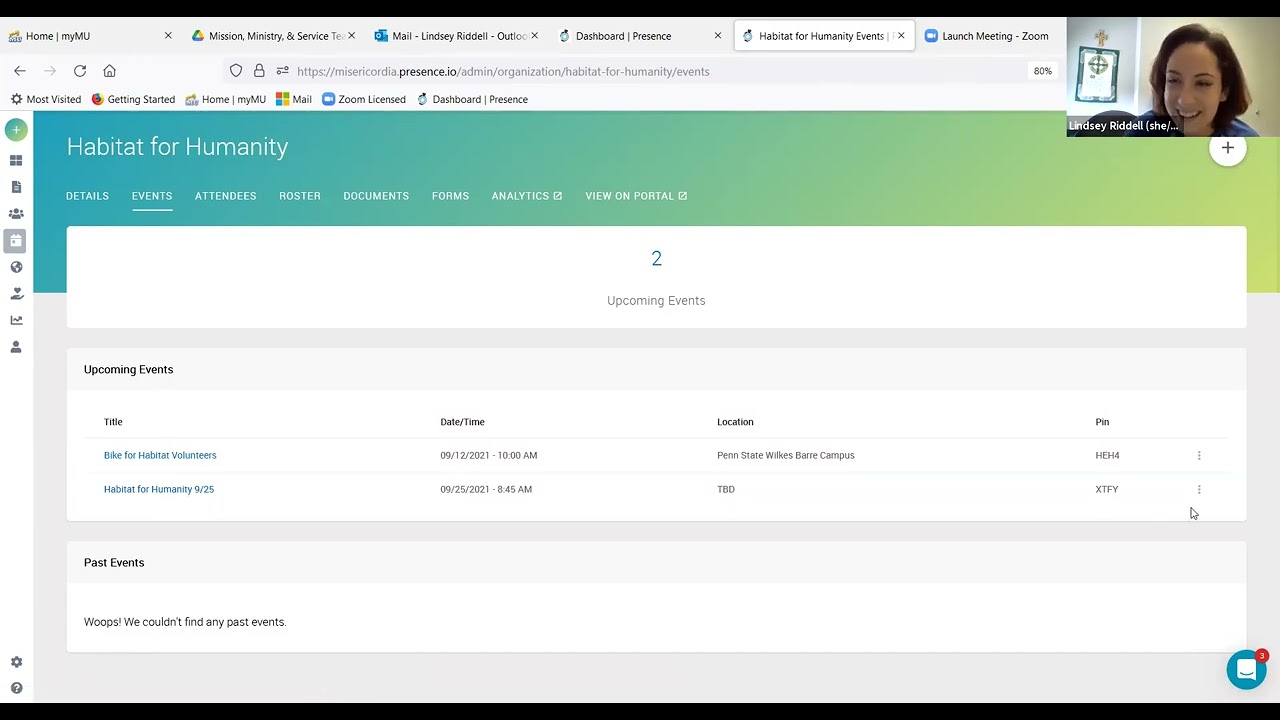 Create Events on the "Involve" Platform