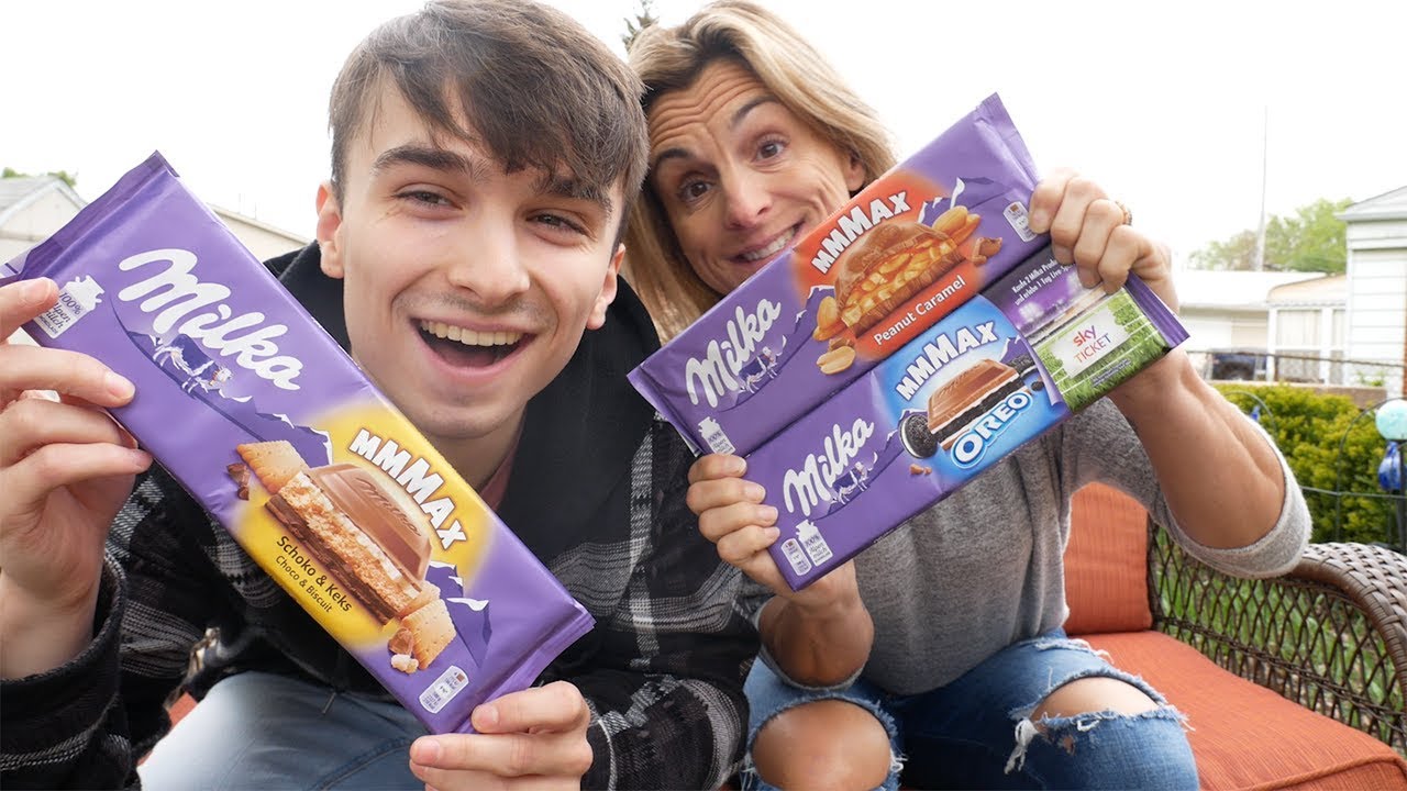 Mother's Day MUKBANG!! MILKA GERMAN CHOCOLATE TASTE TEST!!