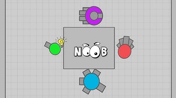 Diep.io - The Basic Noob Tank Trolling In Maze