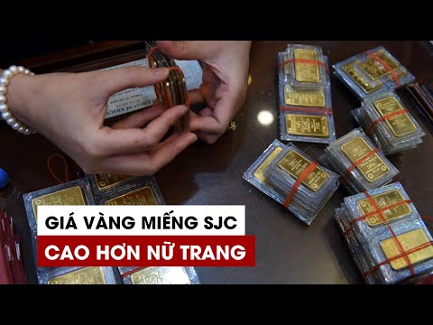 Video Giá vàng miếng SJC cao hơn nữ trang 15 triệu đồng/lượng - youtube