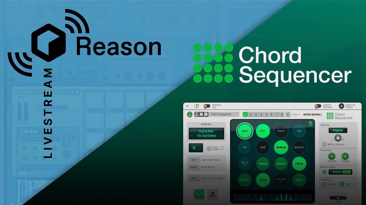 Reason Livestream: Chord Sequencer with Mattias and Ludvig!