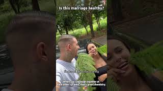 Wife: is this marriage healthy? #funny #husbandwife #marriedlife #coupledance