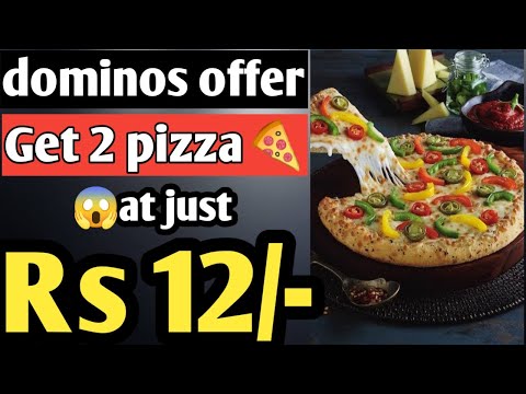 2 dominos pizza in ₹12🔥| Domino's free pizza | swiggy loot offer by india waale | dominos coupons