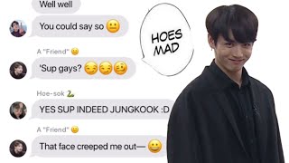 BTS texts // When they find out you're dating one of the members 😍