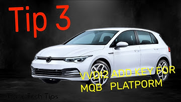 Xhorse Tech Tip 3 VVDI2 PROGRAM KEY FOR VW MQB