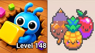 Food Hunt: Pixel Puzzle Level 148 Walkthrough Solution 