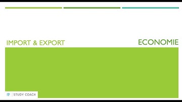 IMPORT EN EXPORT - VMBO - ECONOMIE