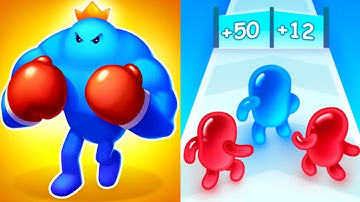 Max Levels Join Blob Clash 3D Vs Punchy Race 3D 😼😽🙂😚👿😻🙊 All New Max Update Mobile Gameplay WE21