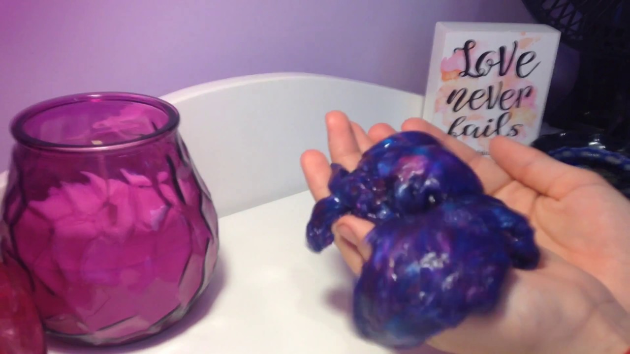 Store-bought slime collection.