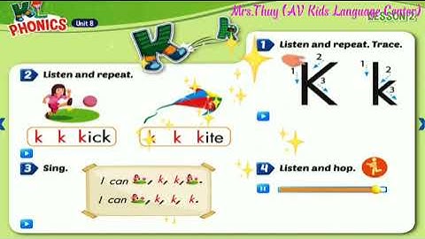 Unit 8 Lesson 2  PHONICS  Tiếng Anh 1 I-learn Smart Start