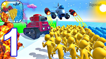 Count Masters Crowd Runner - Gameplay Walkthrough Part 1 Stickman Crowd Join & Clash Runner