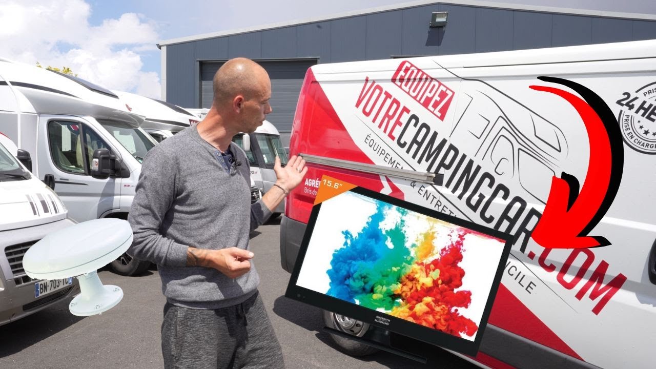 COMMENT INSTALLER UNE TELEVISION ET SON ANTENNE SUR UN CAMPING CAR