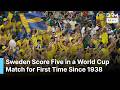 Sweden Thrash Tunisia 5-1 as Fans Celebrate Historic World Cup Victory in Monterrey | AD1G
