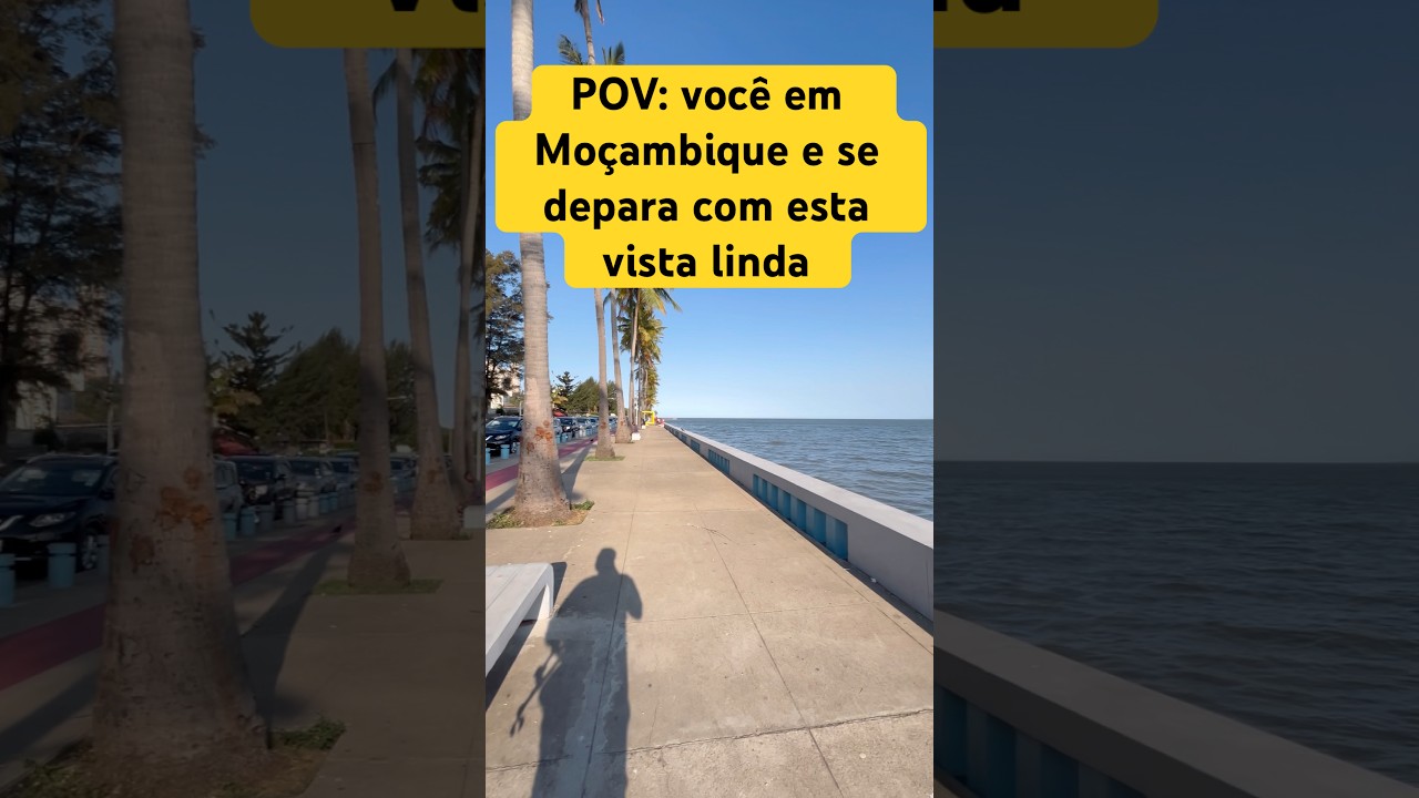 POV: você VIAJA PARA Moçambique e se depara com esta vista linda