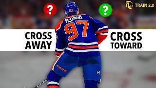 Why McDavid Crosses Toward Defenders to Beat Them Wide