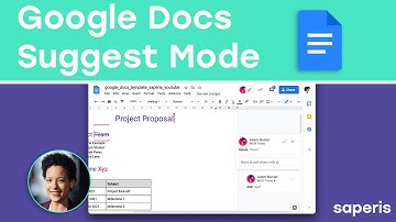 How to use Google Docs Suggest Mode