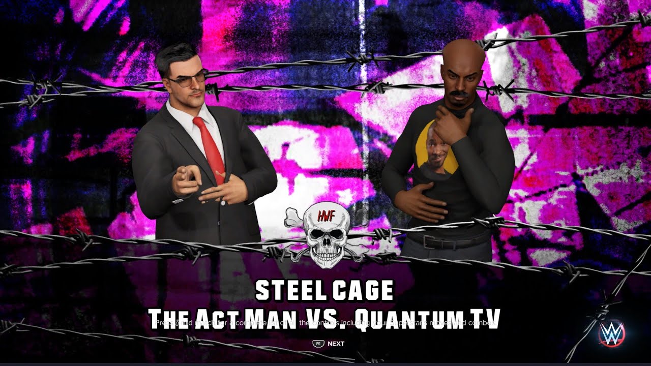 The Act Man vs Quantum TV in a Steel Cage Match - YouTube