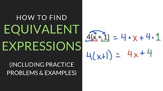 Equivalent Expressions 6Th Grade Mathcation.com
