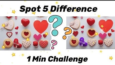 #1 Spot 5 Differences | Challenge