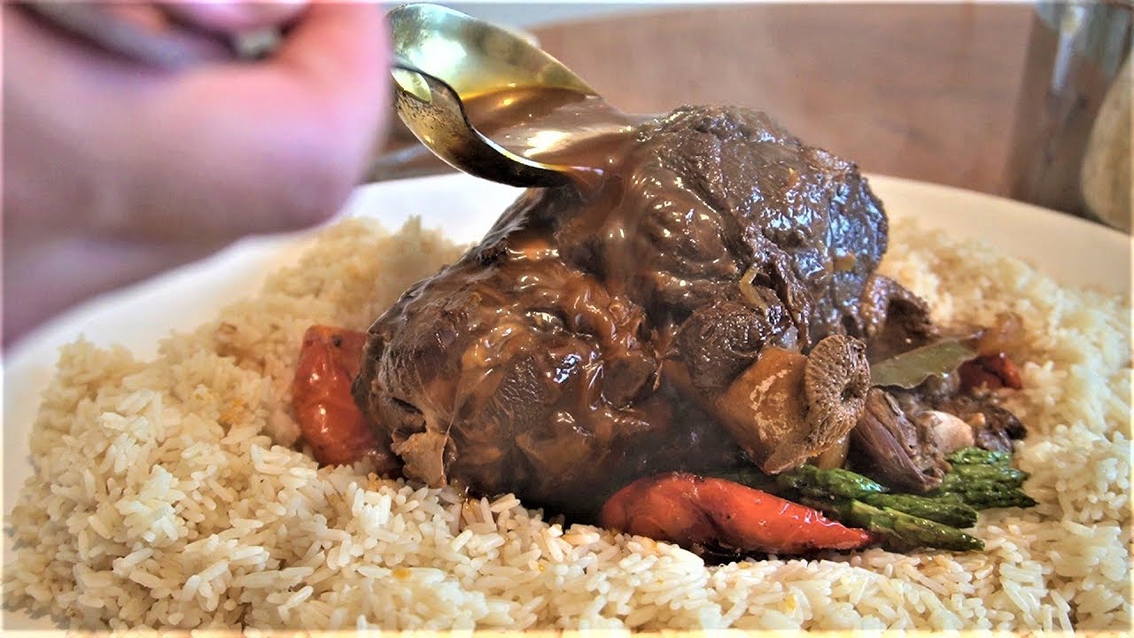 I decided to cook a LAMB SHANK and this how it came out I decided to cook a LAMB SHANK and this how it came out