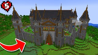 I Built a CASTLE in Minecraft Hardcore (#5)