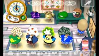 Animal Crossing City Folk - HDLC Dimentio mask at Able Sisters - YouTube