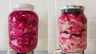 Квашеная капуста со свеклой. Очень вкусно! Квашеная капуста со свеклой. Очень вкусно!