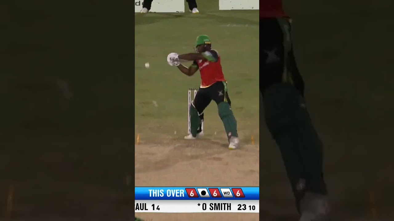 5 sixes on one over??!!!? Odean Smith take a bow 🔥 