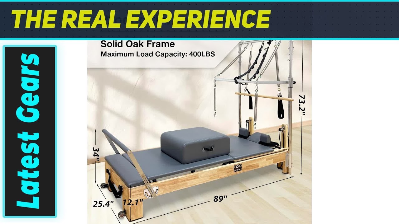 Этот деревянный тренажер для пилатеса с подставкой станет прекрасным дополнением к вашей домашней...