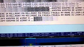 Feld Hell QSO, 15 Meters