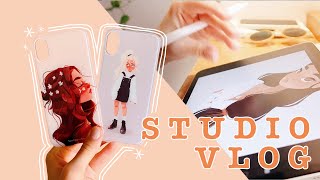 VLOG 22 | Releasing phone cases, drawing with Procreate