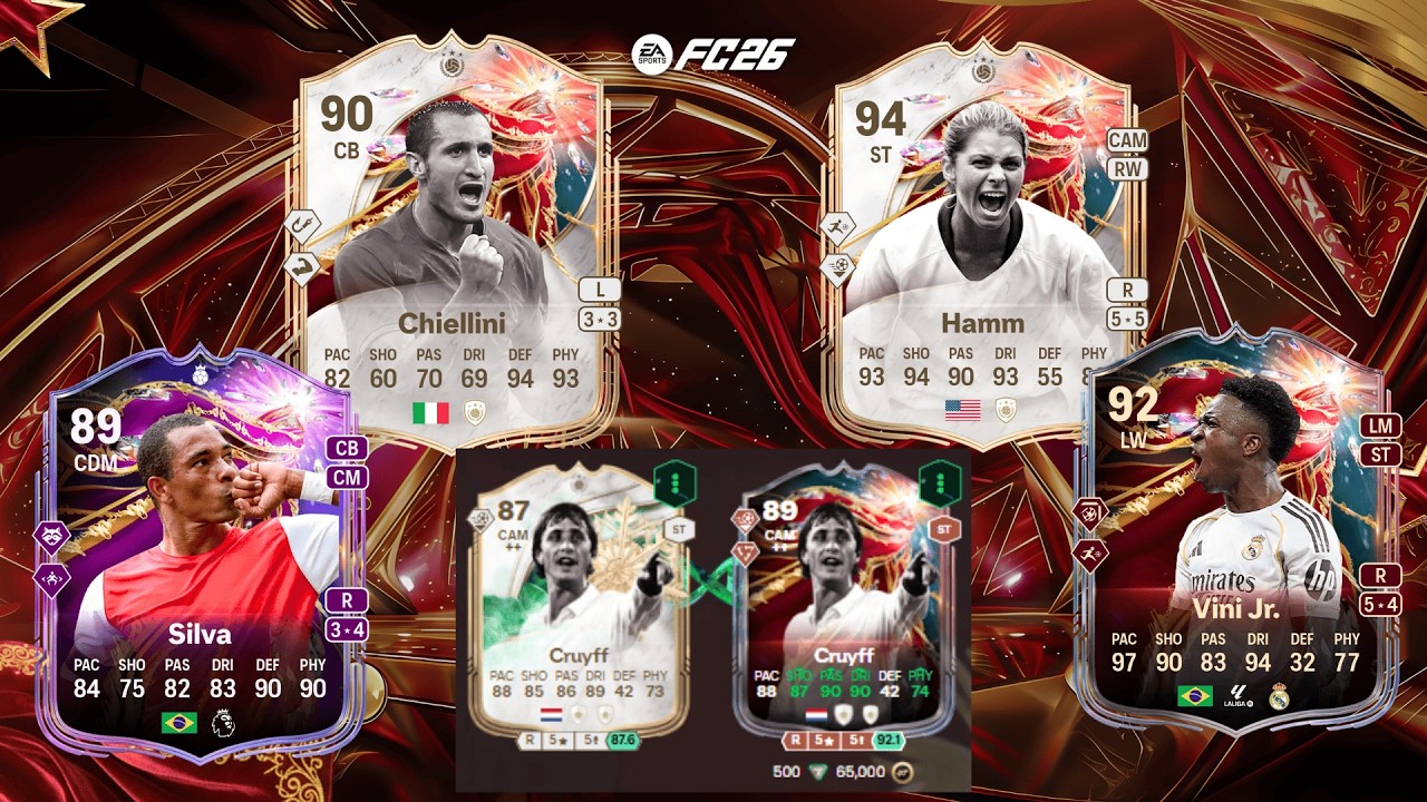 GILBERTO SILVA E CHIELLINI CHEGARAM POR DME + TIME NOVO DO EVENTO CHEGOU!!!🔥- EAFC 26 ULTIMATE TEAM