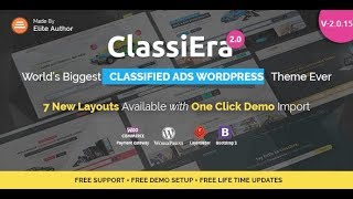Classified Ads WordPress Theme Review & Free Download