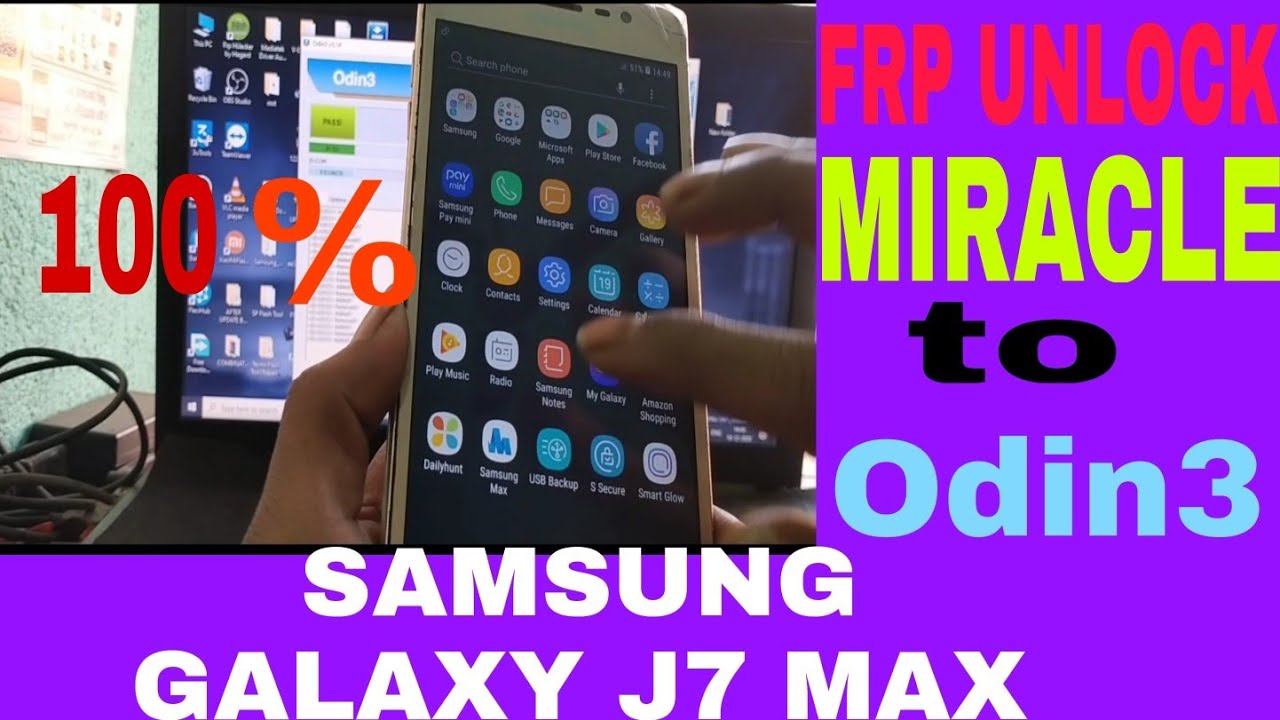Samsung J7 Max FRP UNLOCK//miracle box YouTube