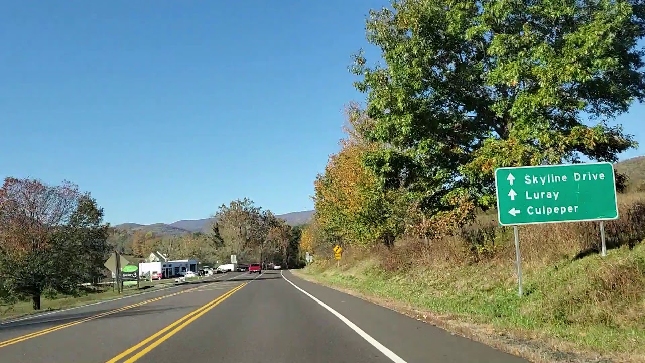 Route to Old Rag Mountain Trail - YouTube